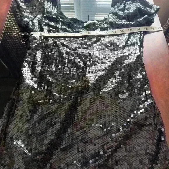 MKM Designs Sequined Dress Black Size Small - Picture 6 of 10